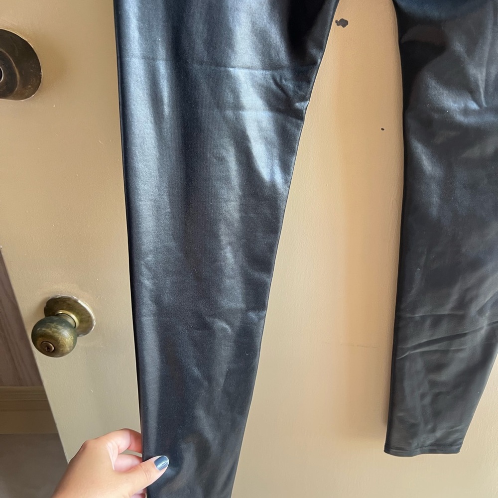 Wild Fable Shiny Faux Leather Leggings NWT - Picture 6 of 6